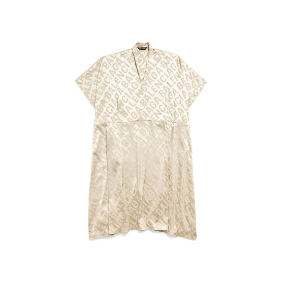 Women's Oversized Dress - Light Beige