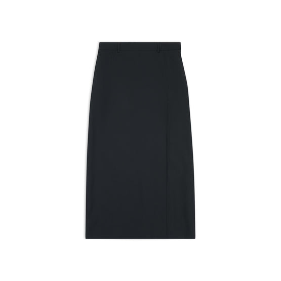Women's Slit Tailored Skirt - Black