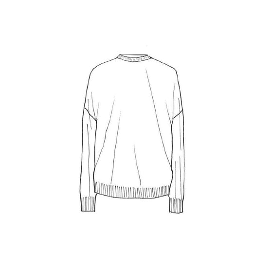 Men's Oversized Crewneck - Black