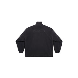 Men's Fleece Zip-Up Jacket - Black