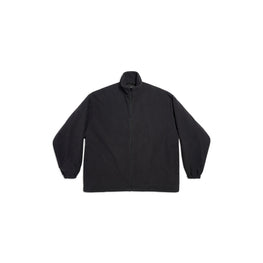 Men's Fleece Zip-Up Jacket - Black