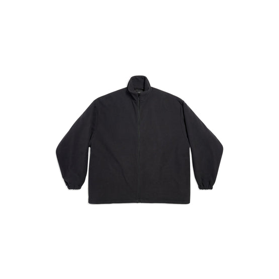 Men's Fleece Zip-Up Jacket - Black