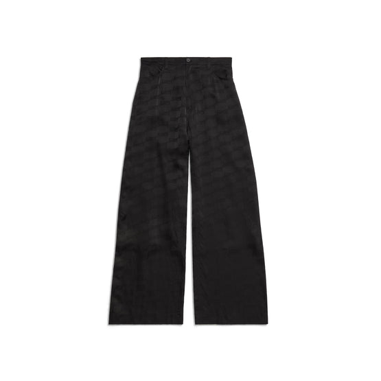 Women's Low Waist Fluid Pants - Black