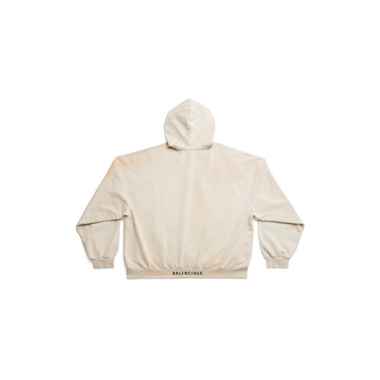 Women's Large Fit Hoodie - Shell/Black