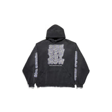 Women's Large Fit Hoodie - Faded Black