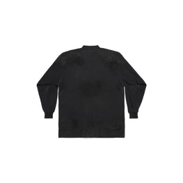 Men's L/S Large Fit T-Shirt - Washed Black