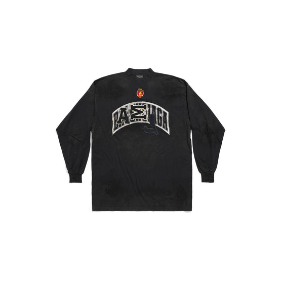 Men's L/S Large Fit T-Shirt - Washed Black