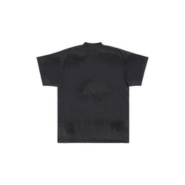 Men's Oversized T-Shirt - Washed Black