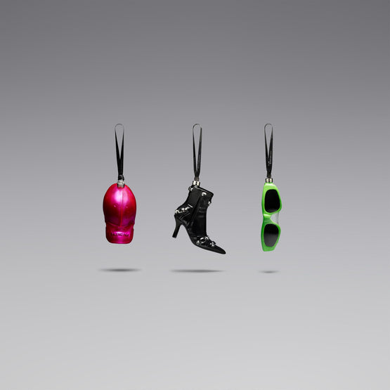 Cagole Ornament - Black/Silver