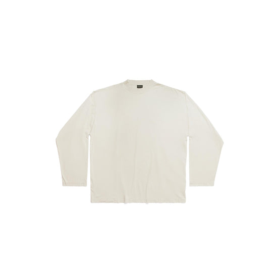 Women's L/S Oversized T-Shirt - Shell/Black