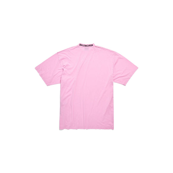 Women's Medium Fit T-Shirt - Pink/Black