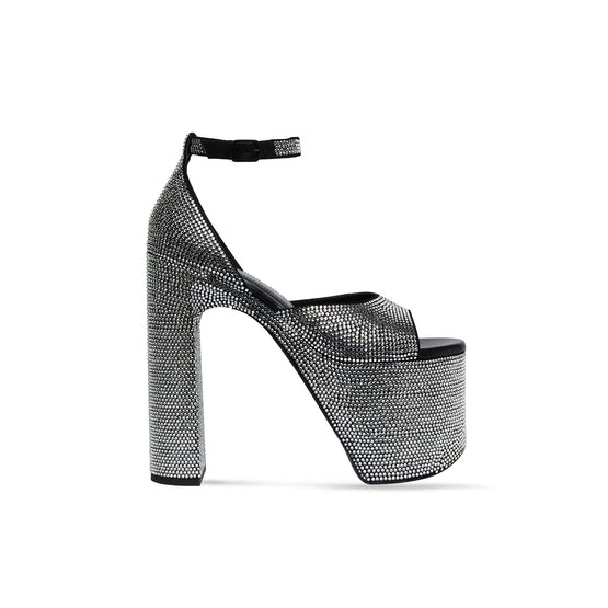 Women's Camden Sandal H160 Strass - Black/Crystal