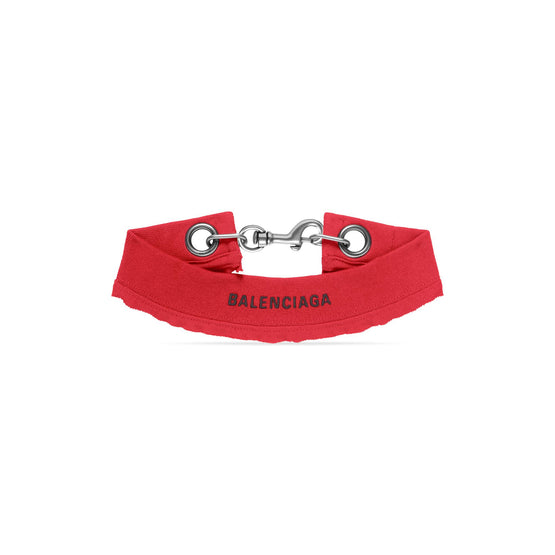 Collar Choker - Red/Black/Ant Silver