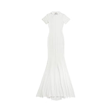 Women's Maxi T-Shirt Dress - Dirty White