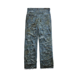 Men's Super Destroyed Baggy Pants - Pale Blue