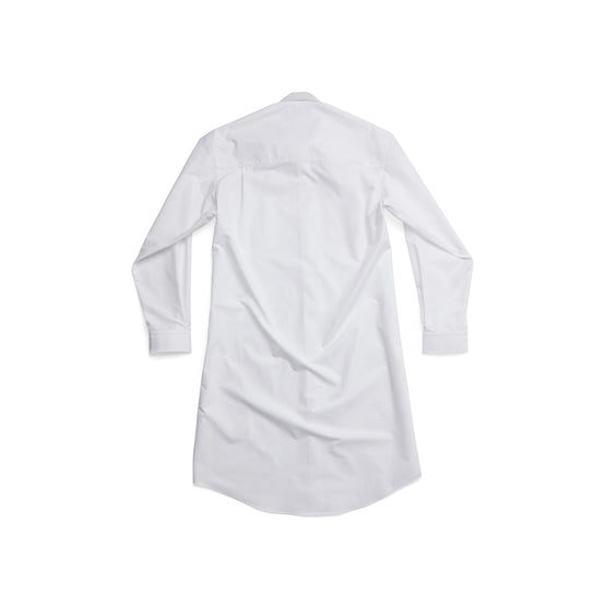 Women's Hourglass Shirt Dress - White