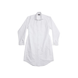 Women's Hourglass Shirt Dress - White