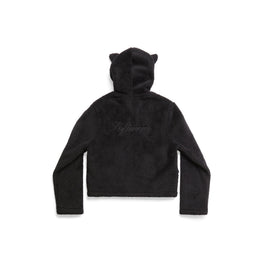 Women's Heart Zip-Up Hoodie - Black
