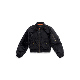 Women's Shrunk Bomber - Black