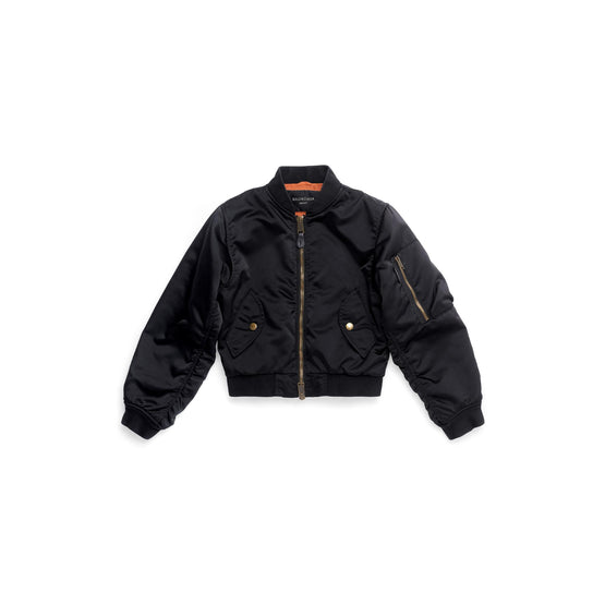 Women's Shrunk Bomber - Black