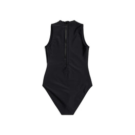 Women's Racing Swimsuit - Black/White