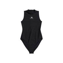 Women's Racing Swimsuit - Black/White