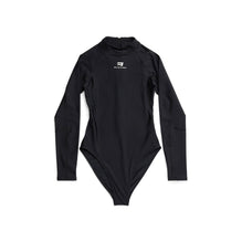 Women's L/S Swimsuit - Black/White