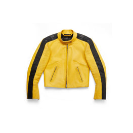 Women's Shrunk Racer Jacket - Yellow