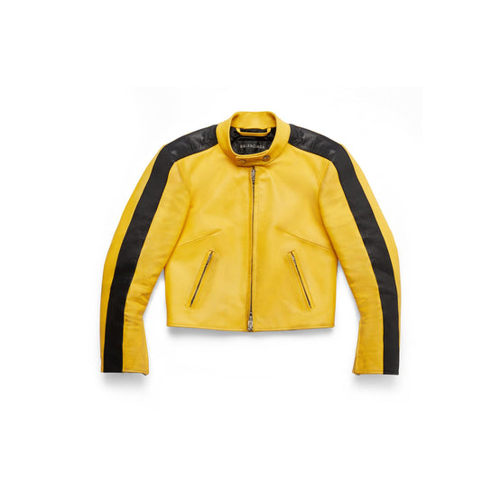 Women's Shrunk Racer Jacket - Yellow