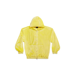 Women's Small Zip-Up Hoodie - Yellow