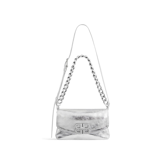 Women's Bb Soft Flap Bag S - Silver