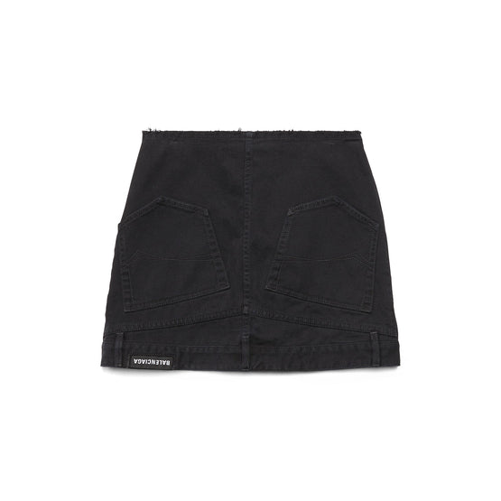 Women's Upside Down Skirt - Peach Pitch Black