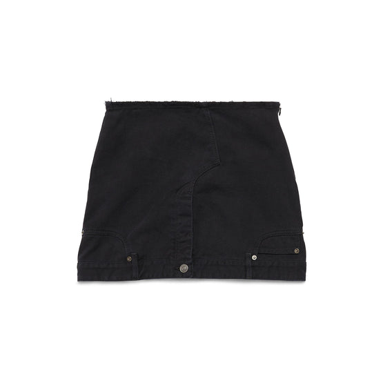 Women's Upside Down Skirt - Peach Pitch Black