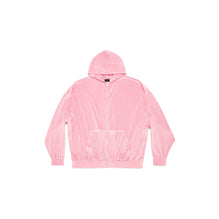 Women's Oversized Zip-Up Hoodie - Pink