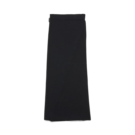 Women's Midi Twisted Skirt - Black