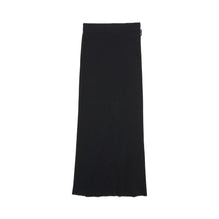 Women's Midi Twisted Skirt - Black