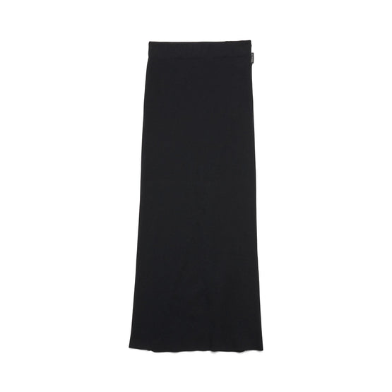 Women's Midi Twisted Skirt - Black