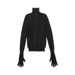 Women's Gloves Sweater - Black
