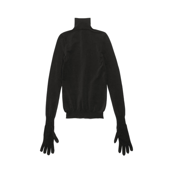 Women's Gloves Sweater - Black