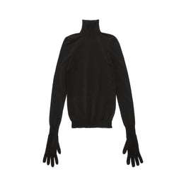 Women's Gloves Sweater - Black