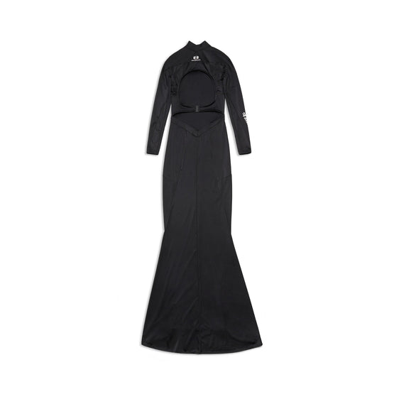 Women's Activewear Gown - Black