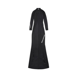 Women's Activewear Gown - Black