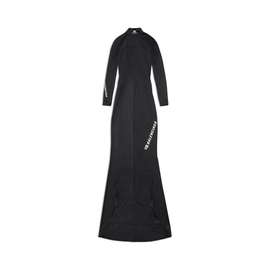 Women's Activewear Gown - Black