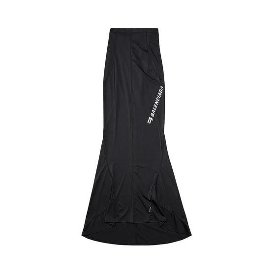 Women's Activewear Mermaid Skirt - Black