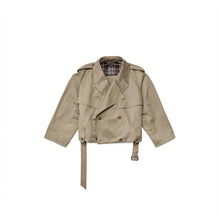 Women's Folded Trench - Sand Beige