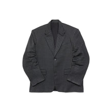 Women's Tailored Knitted Jacket - Grey