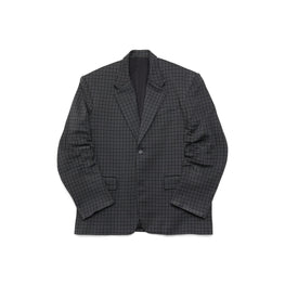 Women's Tailored Knitted Jacket - Grey