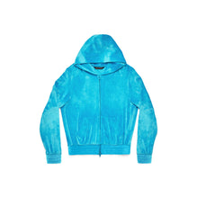 Women's Fitted Zip Up Hoodie - Azure