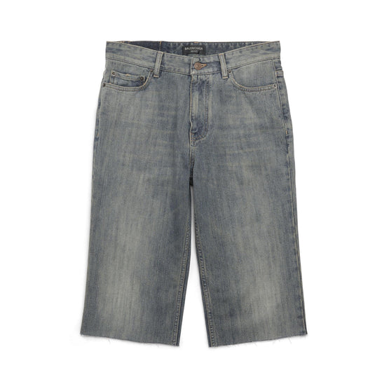 Men's Slim Shorts - Blue Light Ring