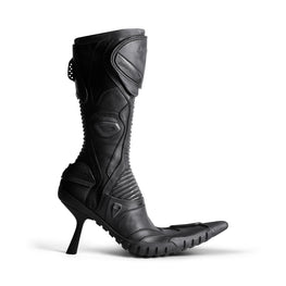 Women's Biker Bootie H90 Calf/Tpu - Black